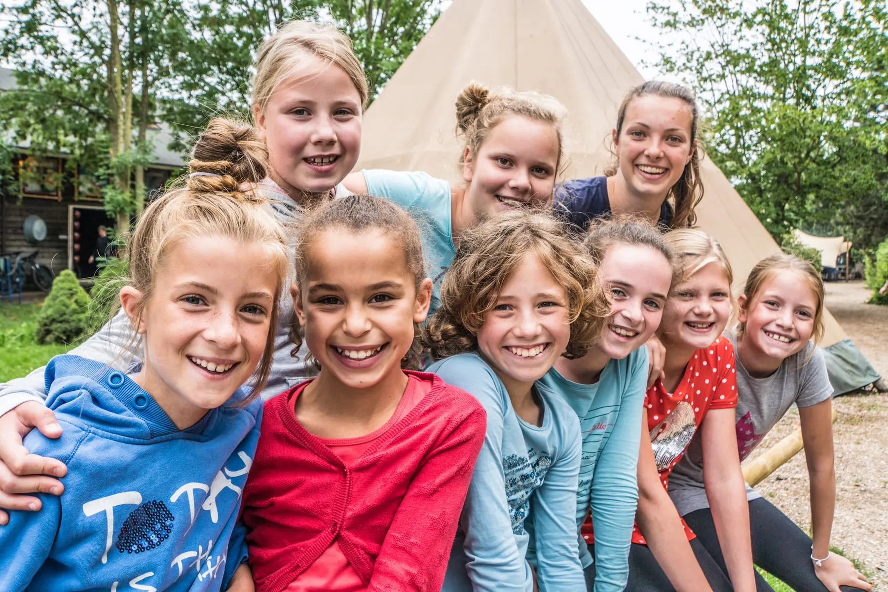 Een stoer kinderfeestje vier je buiten!